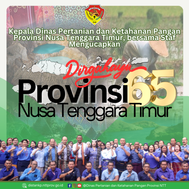 Dinas Pertanian Dan Ketahanan Pangan Provinsi NTT