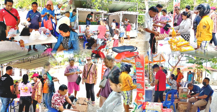 PEMERINTAH LAKUKAN GERAKAN PANGAN MURAH DI KELURAHAN MANULAI II