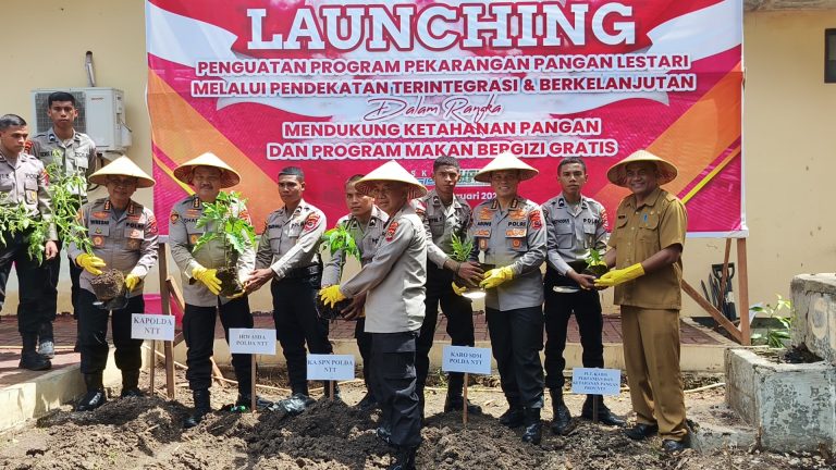 Launching Penguatan Program Pekarangan Pangan Lestari (P2L) di SPN Kupang: Langkah Serentak Menuju Ketahanan Pangan Nasional