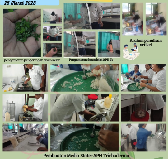 Kegiatan Laboratorium Hayati: Pengamatan, Seleksi, dan Pembuatan Media Stater APH