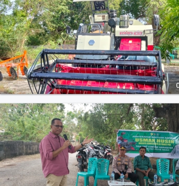 DPR RI Usman Husin Kembali Salurkan Bantuan Alsintan Untuk Poktan di Rote