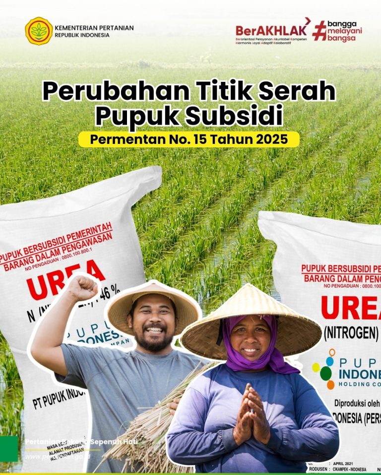 Perubahan Titik Serah Pupuk Subsidi Permentan No.15 Tahun 2025