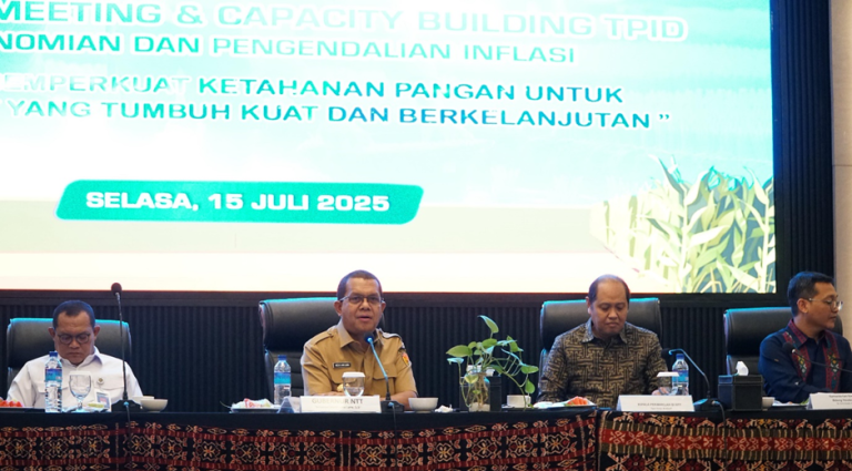Gubernur Melki Tegaskan Sinergi Jadi Kunci Kendalikan Inflasi dan Bangun Ketahanan Pangan di NTT