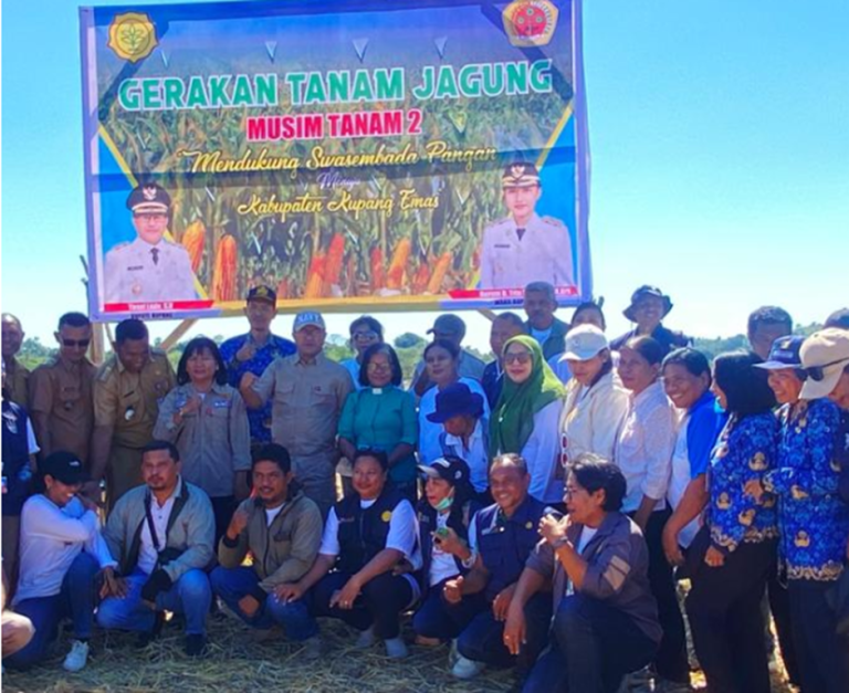 Gerakan Tanam di Kupang Tengah: Sinergi Dukung Swasembada Pangan di Kabupaten Kupang
