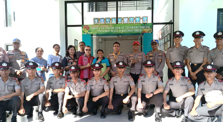 DISTANKP NTT Terima Kunjungan Siswa Diktukba POLRI TA. 2025: Wujud Kolaborasi Menuju Swasembada Pangan