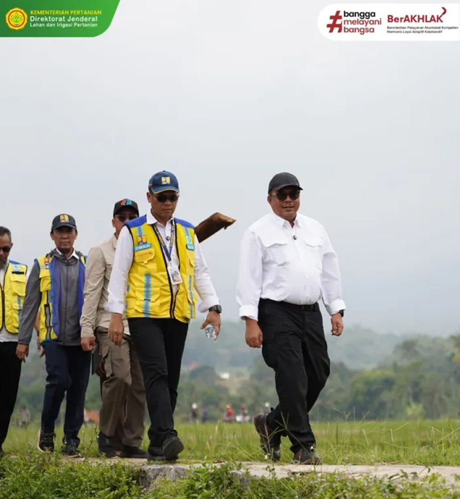 Perbaikan dan Rehab Jaringan Irigasi Pertanian tahun 2025 Pacu Swasembada Pangan Nasional