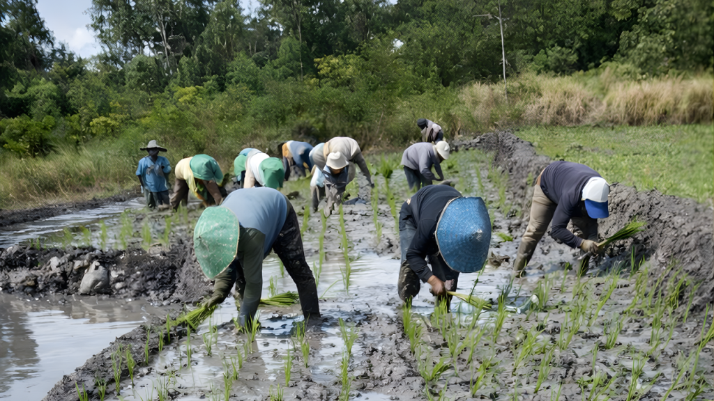 BBU Buisan Laksanakan Penanaman Padi Ciherang untuk Meningkatkan Ketahanan Pangan di NTT