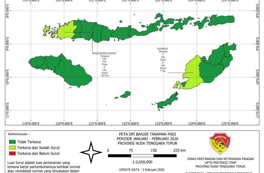 Peta DPI Banjir Tanaman Padi dan Bencana Alam Angin Kencang&hellip;