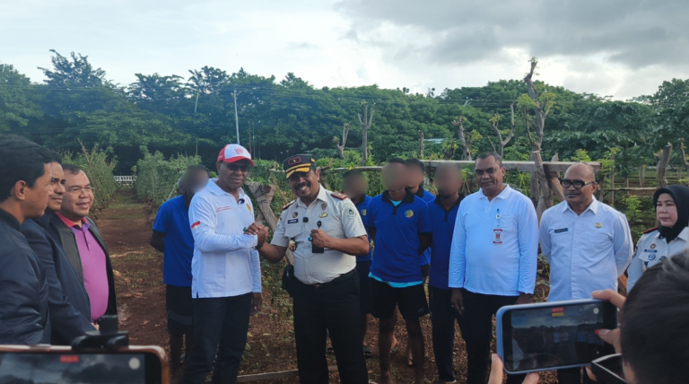 Kunjungan Wakil Gubernur NTT ke Sarana Asimilasi dan Edukasi Lapas Kelas IIA Kupang