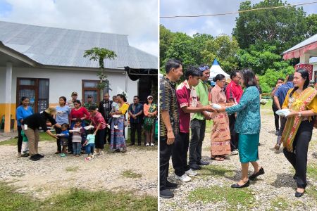 Pemberian Makan B2SA dan Bantuan Benih Dukung Perbaikan Gizi Keluarga