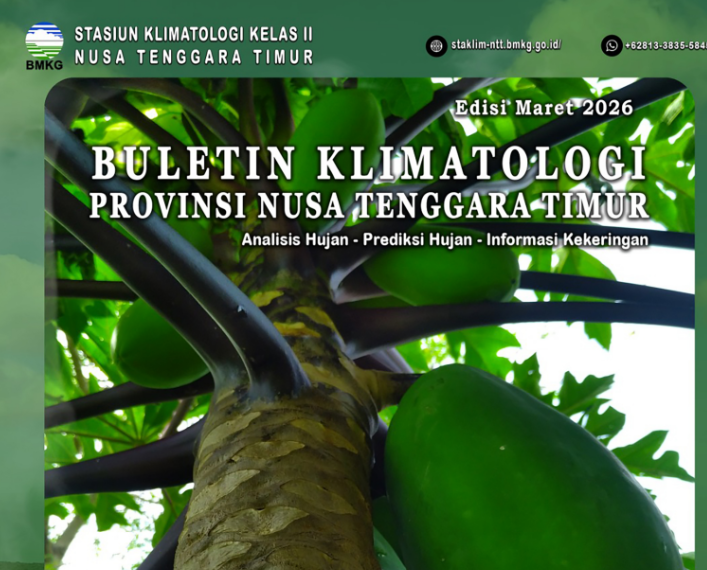 Buletin Klimatologi Nusa Tenggara Timur Maret 2026