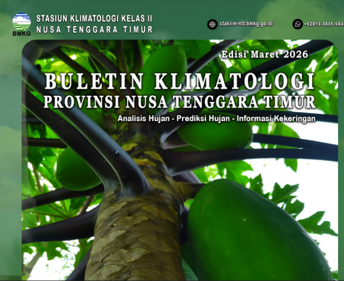 Buletin Klimatologi Nusa Tenggara Timur Maret 2026