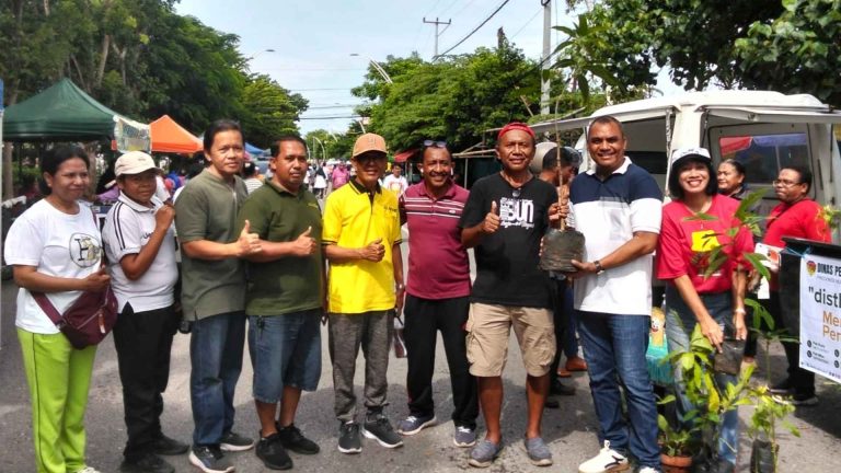 DISTKP Mart Hadir di Car Free Day, Promosikan Produk Pertanian Lokal