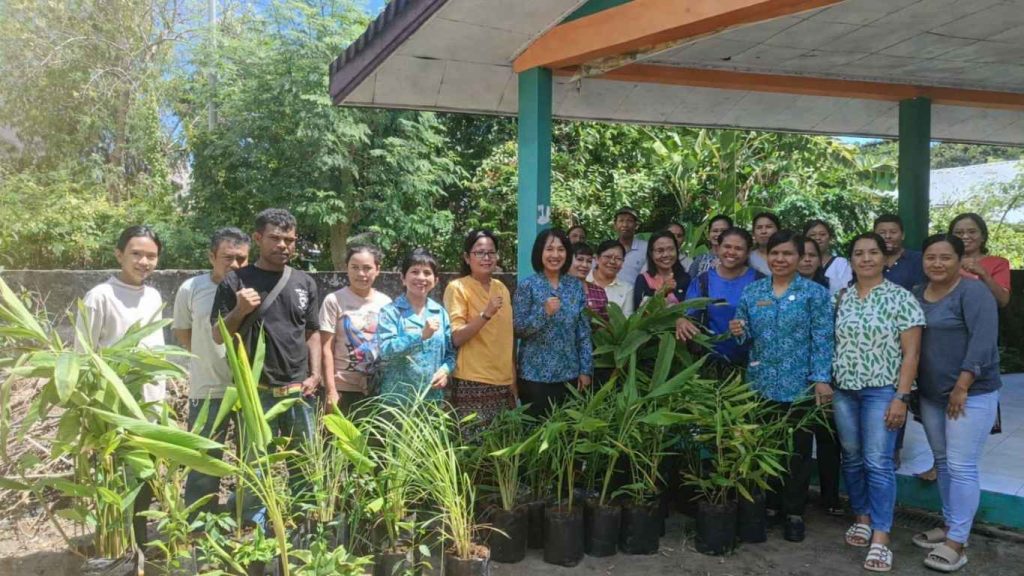 UPTD PKDLHP Dukung Ketahanan Pangan melalui Penyediaan Benih untuk Kebun TOGA dan Sayur di PAUD Lourdes Kota Kupang