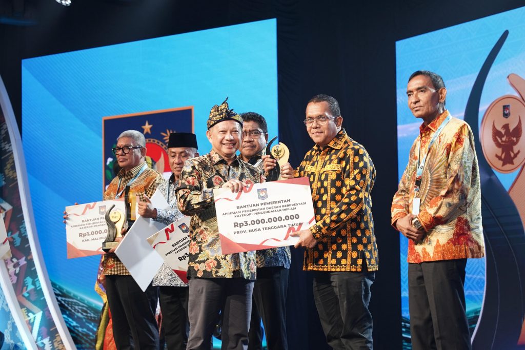 Pemprov NTT Raih Penghargaan Pengendalian Inflasi Terbaik, Gubernur Melki Ini Kerja Keras Semua Pihak