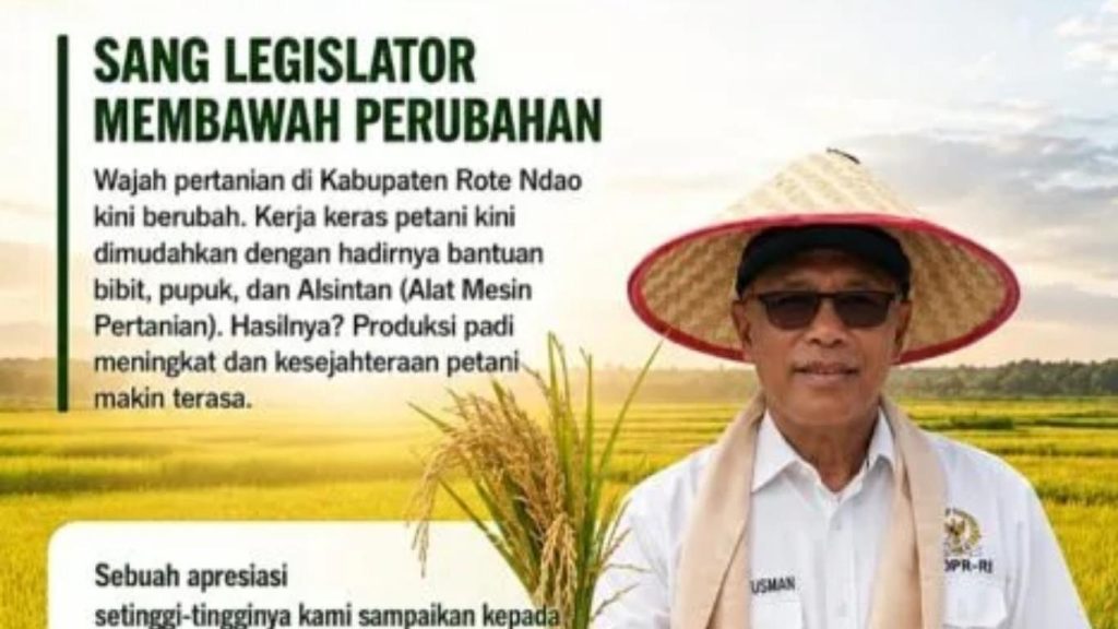 Usman Husin dan Harapan Baru dari Sawah-Sawah Rote Ndao
