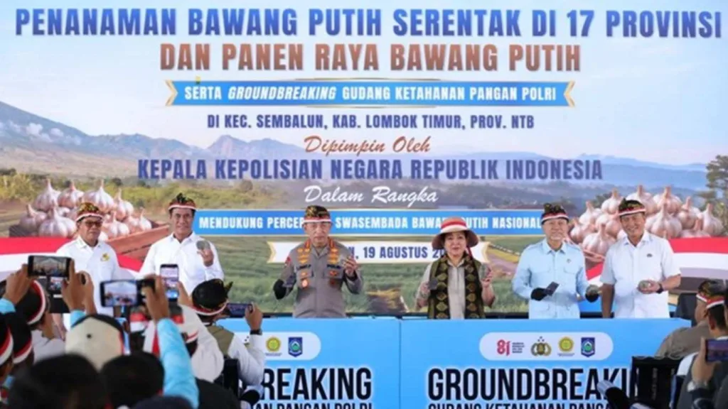 Kejar Swasembada Bawang Putih, Mentan Amran Perkuat Produksi di NTB