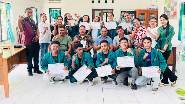 Pelepasan Mahasiswa KKP UNIMOR di UPTD Perbenihan TPH NTT