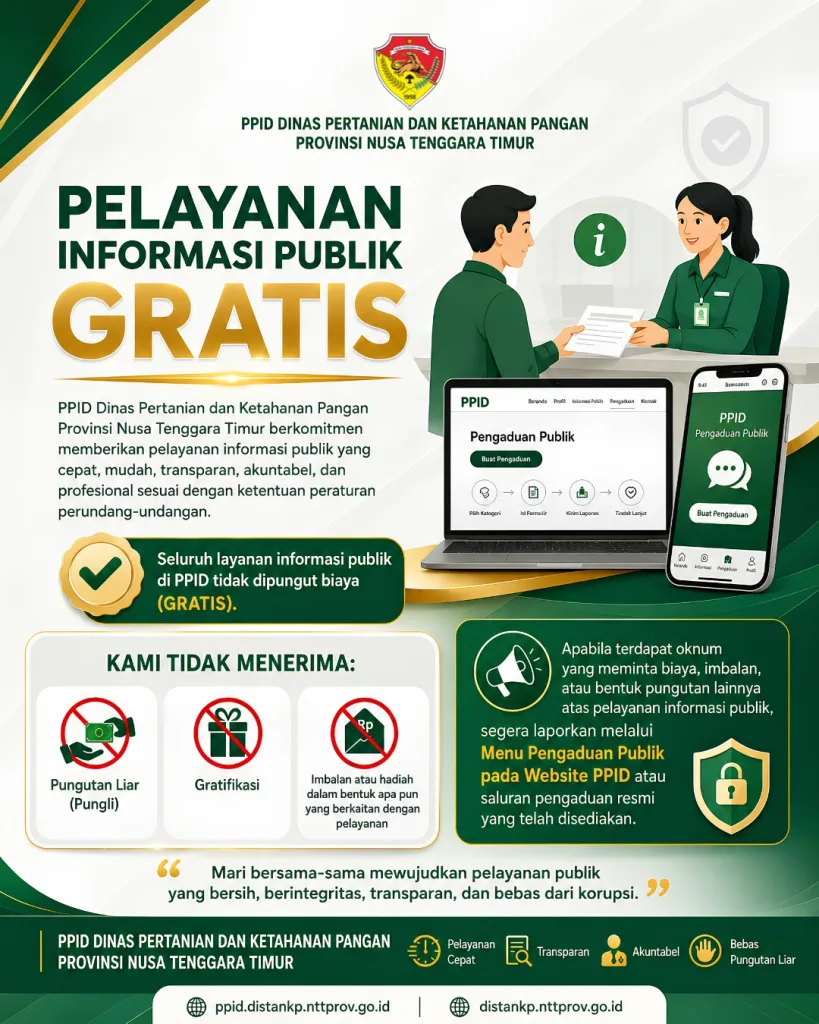 PELAYANAN INFORMASI PUBLIK GRATIS