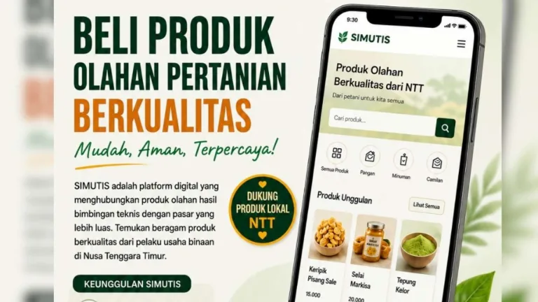 Belanja Produk Olahan Pertanian Berkualitas dari NTT Melalui SIMUTIS