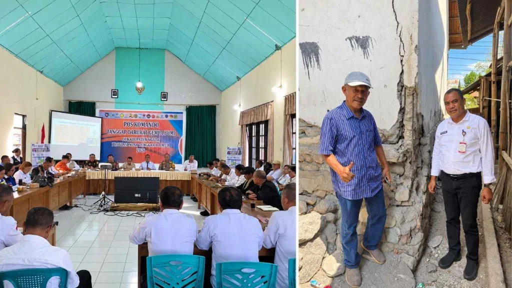 Koordinasi Pemulihan Pascagempa Flores, Kadis Pertanian NTT Dampingi Gubernur di Ngada dan Tinjau Aset Pemprov di Nagekeo