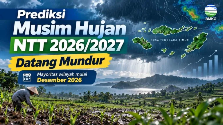 Musim Hujan 2026-2027 di NTT Diprediksi Mundur, Penyesuaian Jadwal Tanam Jadi Perhatian
