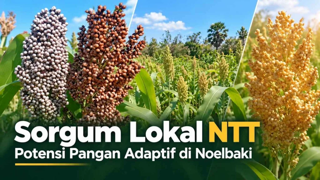 Sorgum Lokal NTT Tumbuh di Lahan Petani Noelbaki, Potensi Pangan Adaptif untuk Lahan Kering