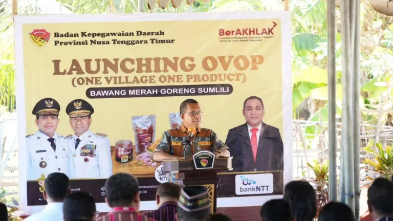 Launching Produk OVOP Bawang Merah Goreng Sumlili di Kabupaten Kupang