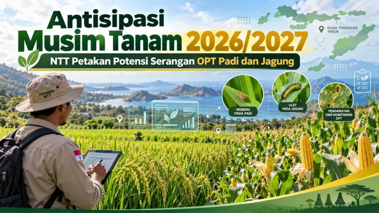Antisipasi Musim Tanam 20262027, NTT Petakan Potensi Serangan OPT Padi dan Jagung