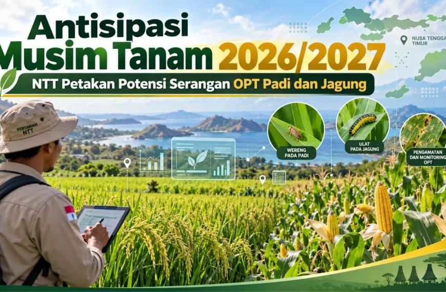 Antisipasi Musim Tanam 20262027, NTT Petakan Potensi Serangan OPT Padi dan Jagung