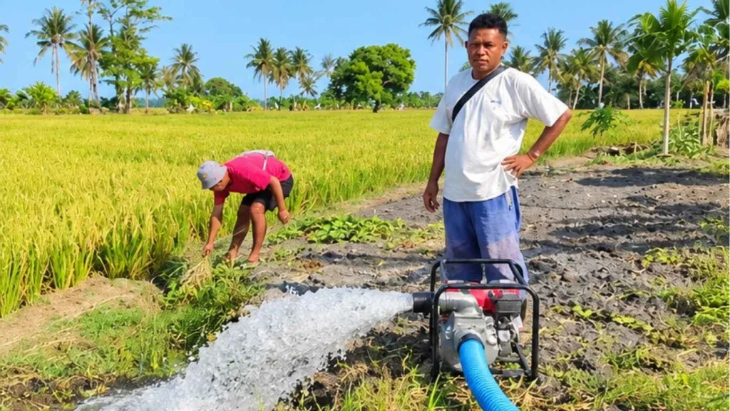 BBI Noelbaki Optimalkan Pengairan Blok 3 dan Pengemasan Benih Padi