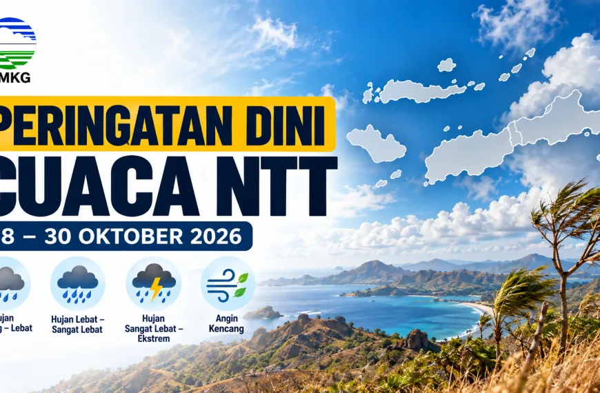 Cuaca NTT 28–30 Oktober 2026 Relatif Aman dari Hujan Ekstrem,&hellip;