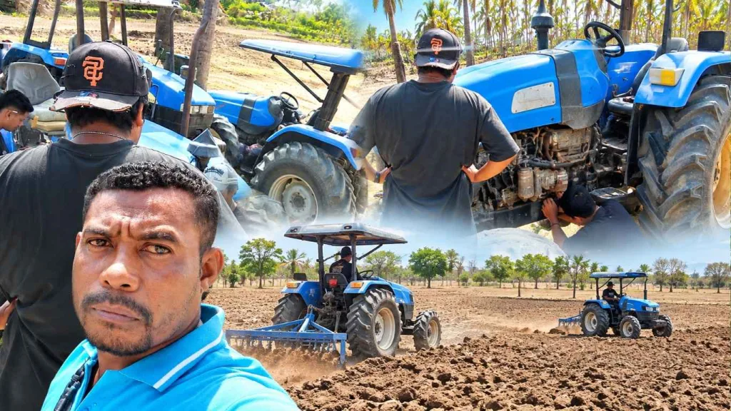 Brigade Alsintan NTT Lanjutkan Perawatan Traktor dan Pengolahan Lahan CSR di TTS dan Sumba Timur