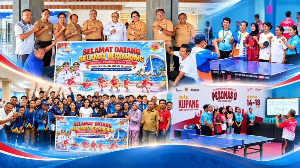 DistanKP NTT Dampingi Kontingen Kalimantan Selatan pada PESONAS II 2026 di Kupang