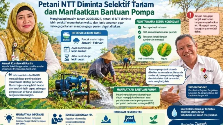 Pasokan Air Menipis, Petani Diminta Selektif Tanam dan Manfaatkan Bantuan Pompa