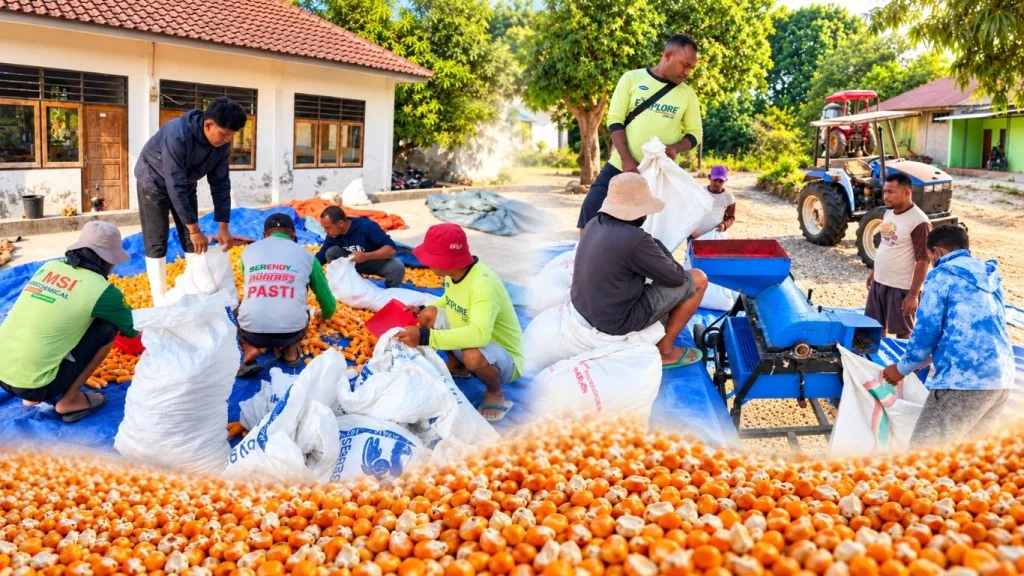 Pemipilan Jagung R118 di BBI Tarus, Langkah Lanjutan Pengelolaan Hasil Pertanian NTT