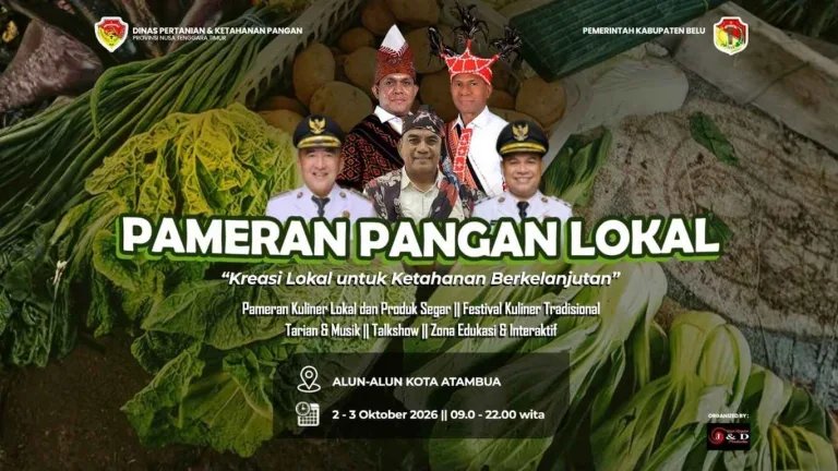 Persiapan Pesta Pangan Lokal NTT 2026 di Belu Dimatangkan, 35 UMKM Siap Tampilkan Potensi Daerah