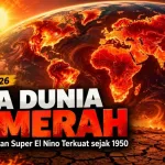 Peta Seluruh Dunia Merah, PBB Peringatkan Super El Nino Terkuat sejak 1950