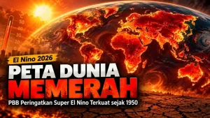 Peta Seluruh Dunia Merah, PBB Peringatkan Super El Nino Terkuat sejak 1950